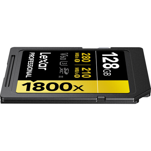 Lexar 128GB Professional 1800x UHS-II SDXC - 4